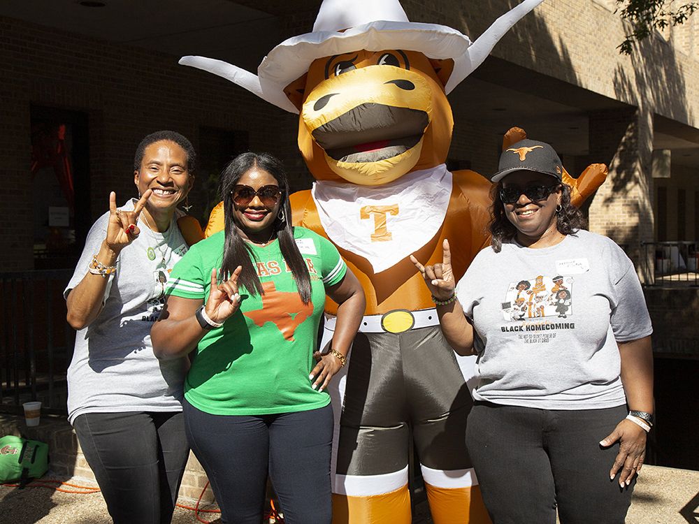 three women with bevo