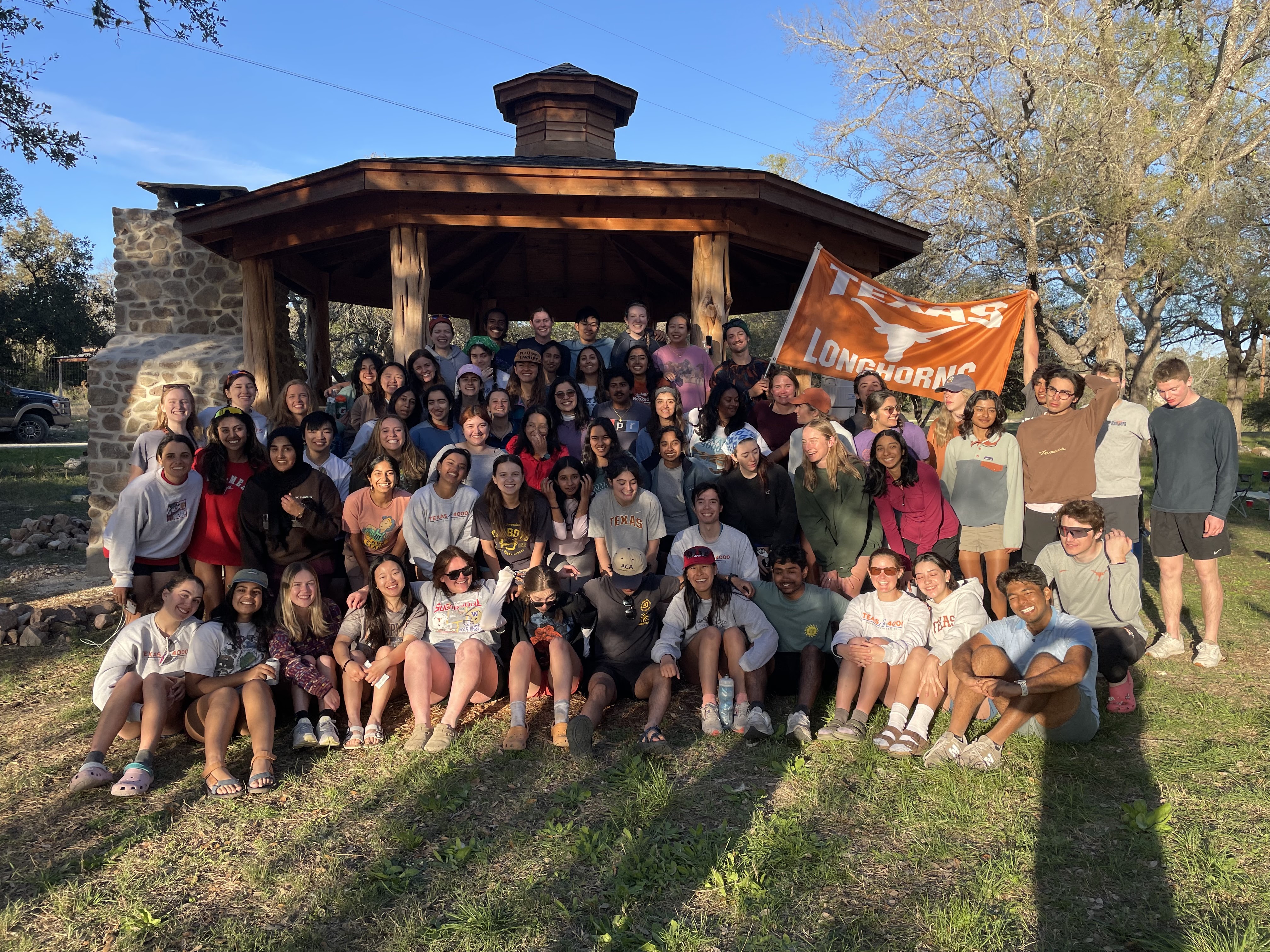 Jason Wang with the Texas 4000 riders for 2024.