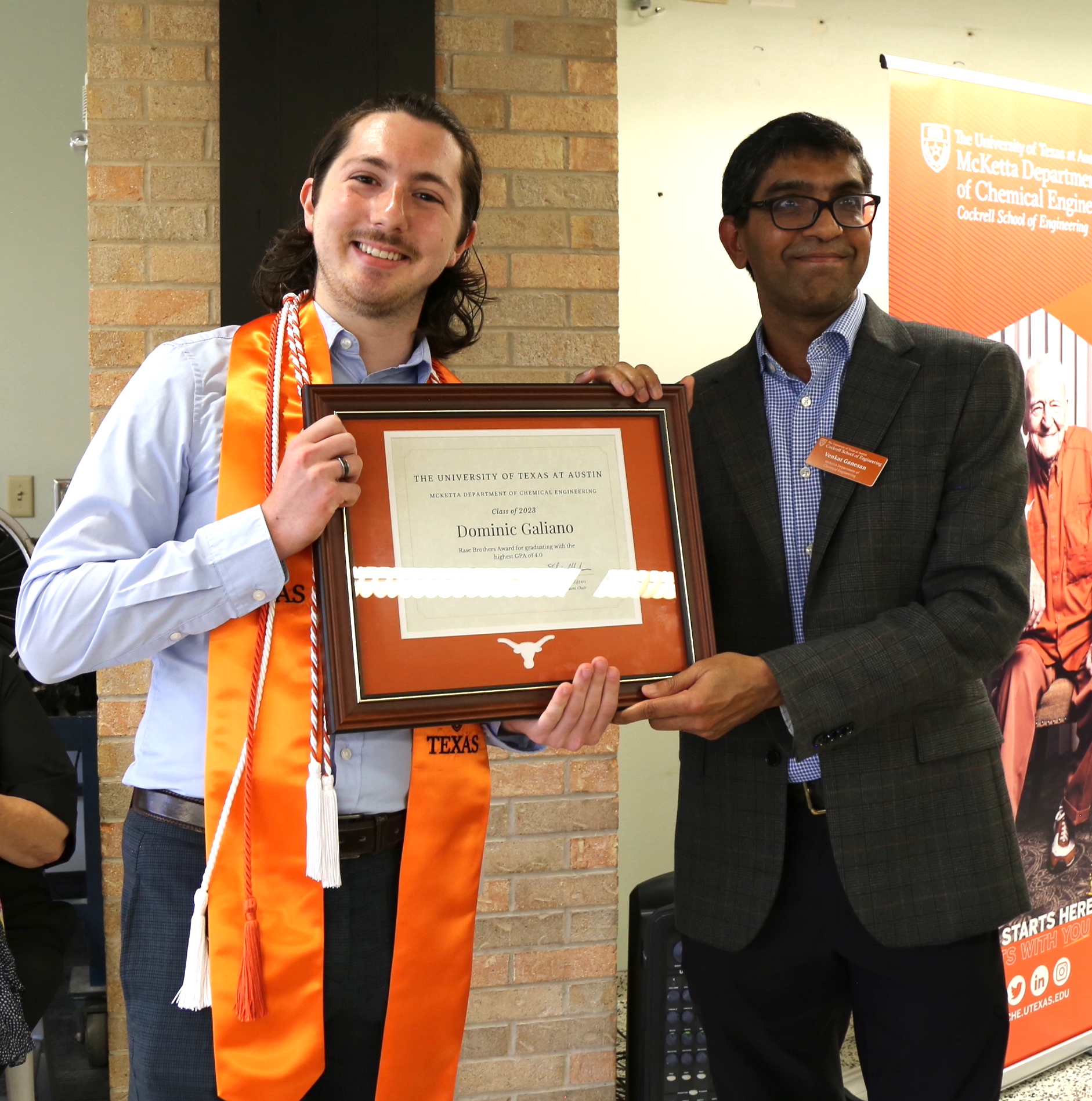 2023 Rase Brothers Recipient Dominic Galiano