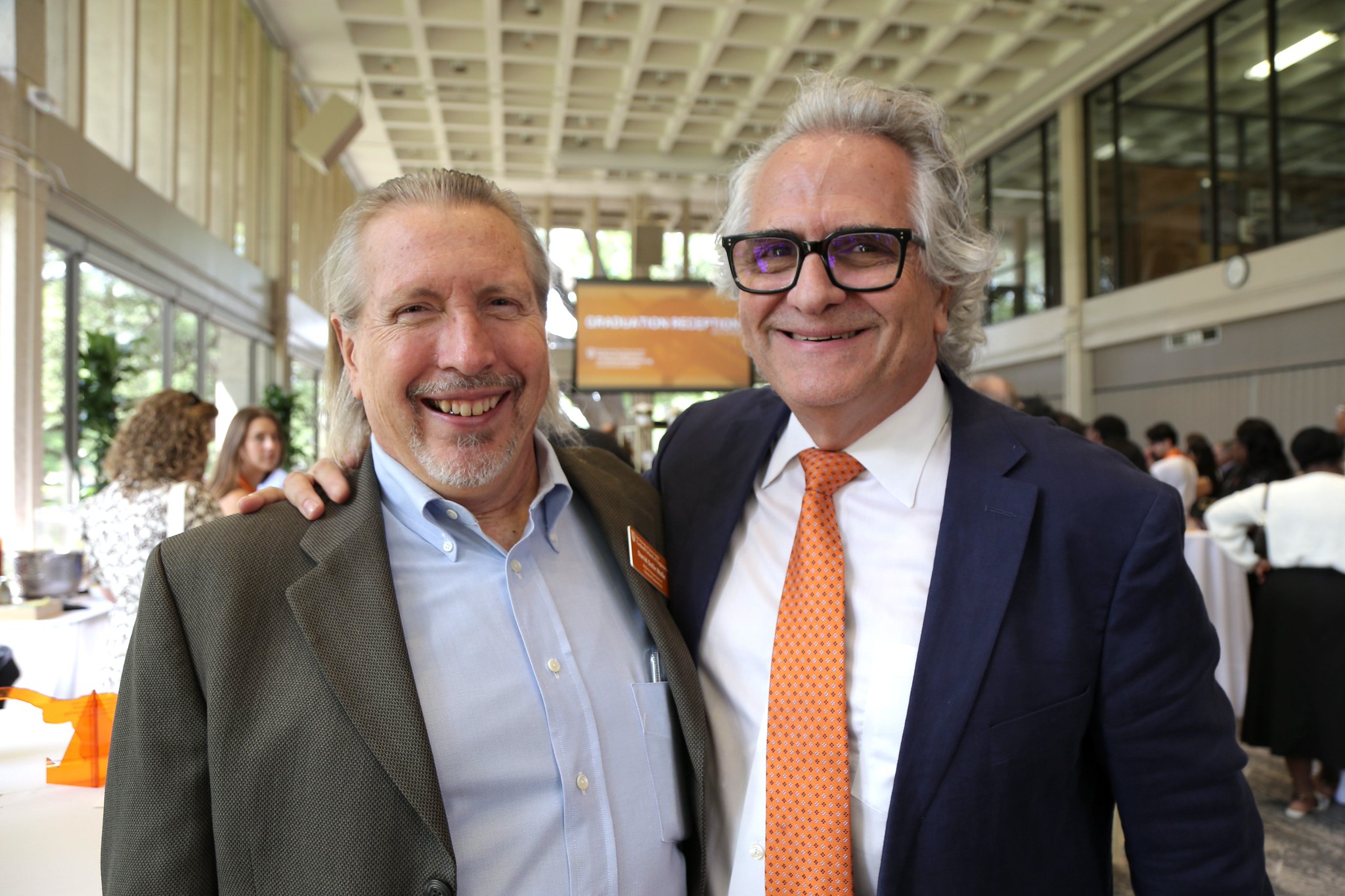 Texas Engineers Habib Chamoun and David Dalle Molle smiling together