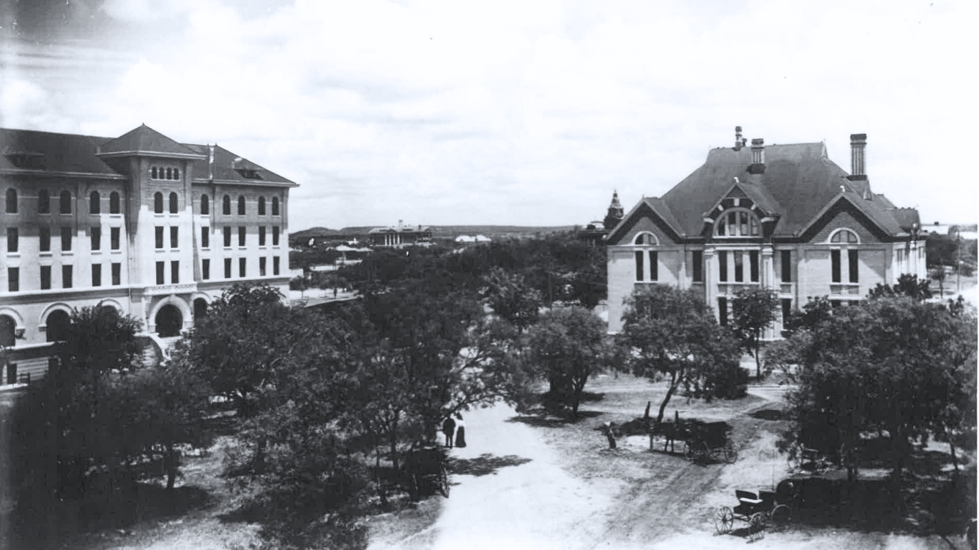 Archived photo of original Chemistry Building where ChE was housed